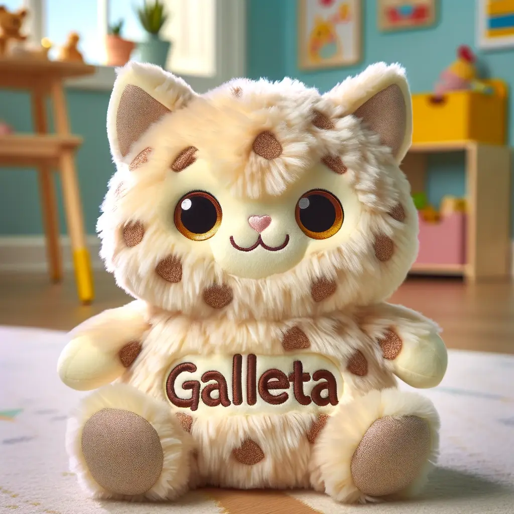 Nombre para gatito de peluche Galleta | Minenito