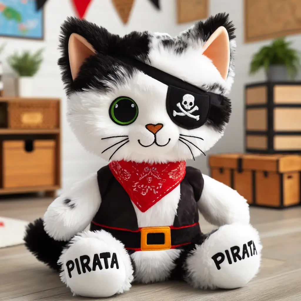Nombre para gatito de peluche Pirata | Minenito