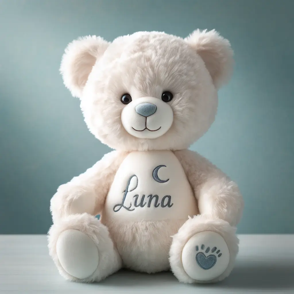 Nombre para oso de peluche Luna | Minenito