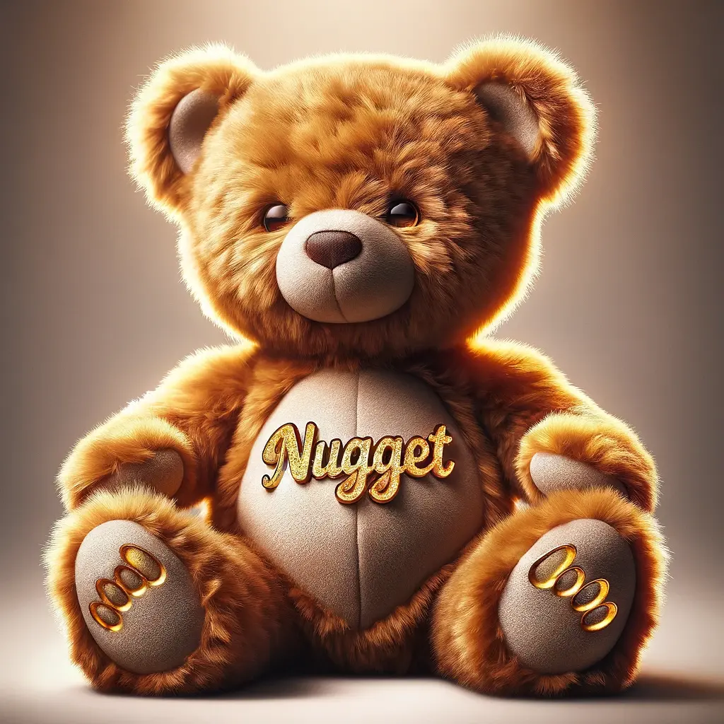 Nombre para oso de peluche Nugget | Minenito