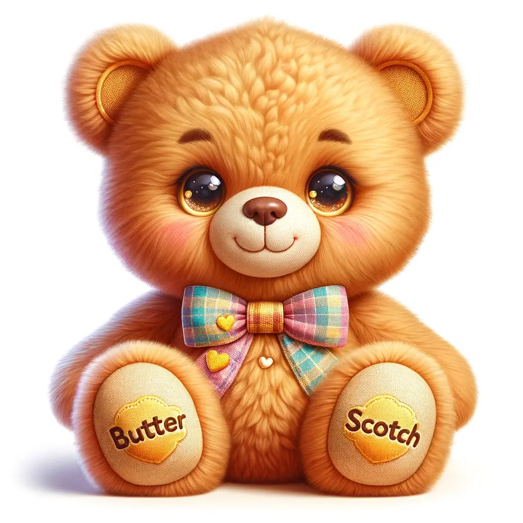 Nombre para oso de peluche Butterscotch | Minenito