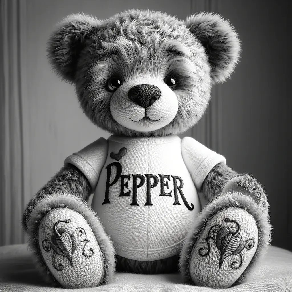 Nombre para oso de peluche Pepper | Minenito