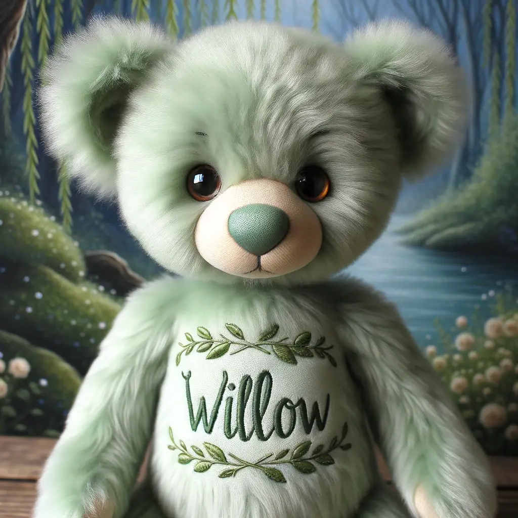 Nombre para oso de peluche Willow | Minenito