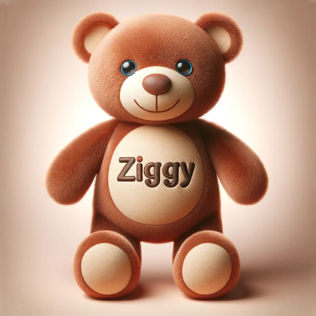 Nombre para oso de peluche Ziggy | Minenito