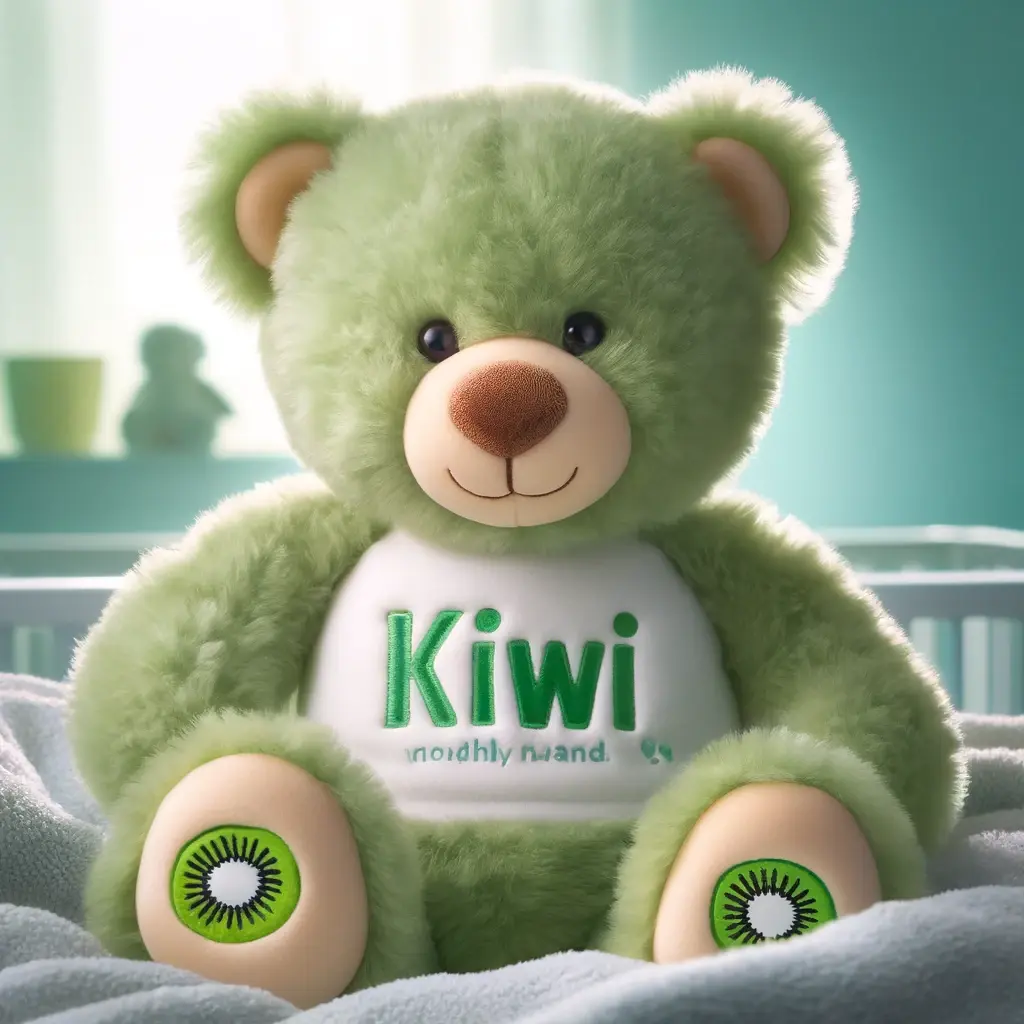 Nombre para oso de peluche Kiwi | Minenito