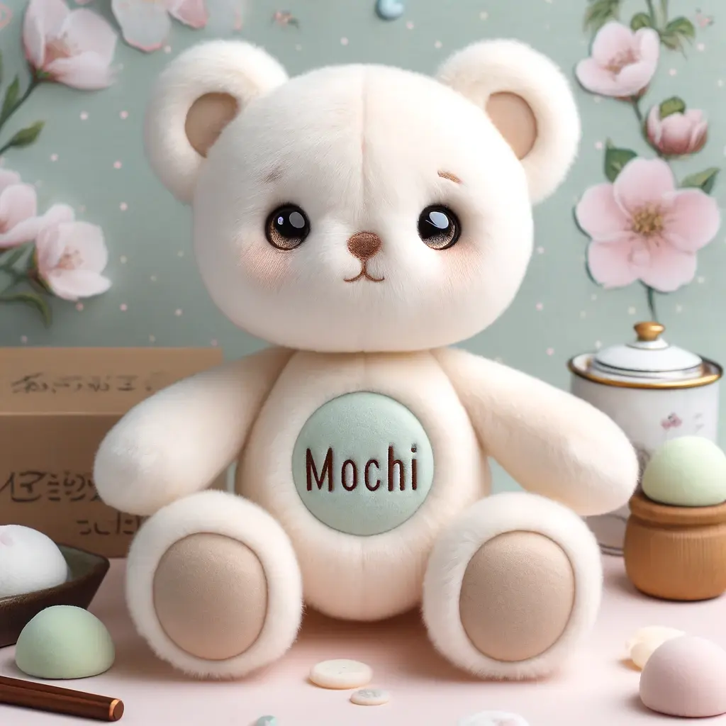Nombre para oso de peluche Mochi | Minenito
