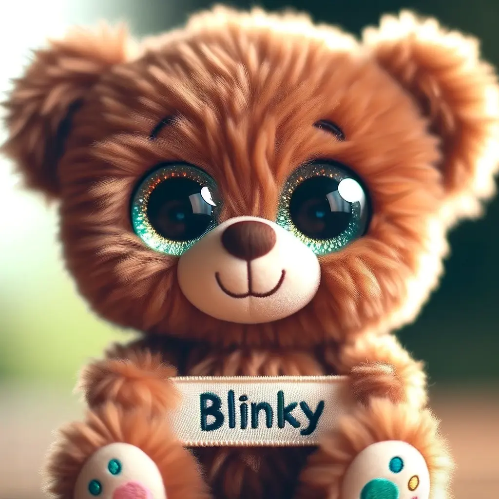 Nombre para oso de peluche Blinky | Minenito