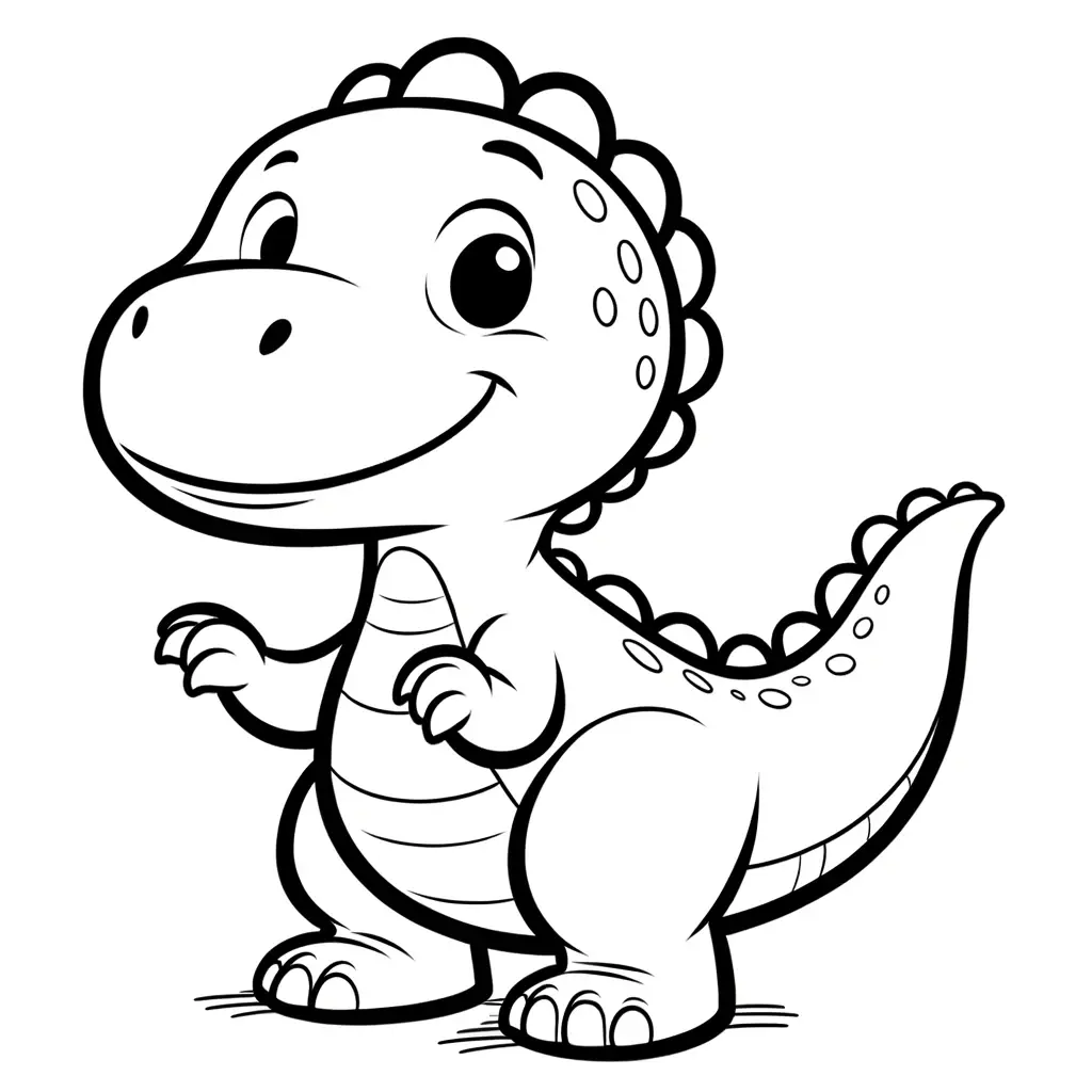 Dibujos de dinosaurios o dinos para colorear ❤️ | Minenito
