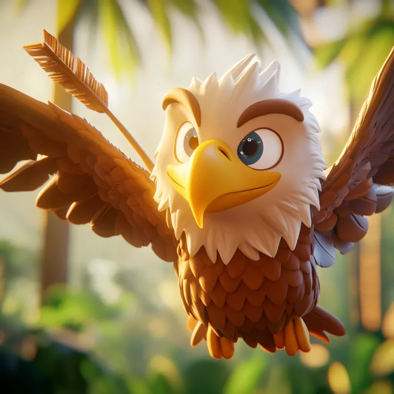 Fábula El águila y la flecha ❤️ | Minenito