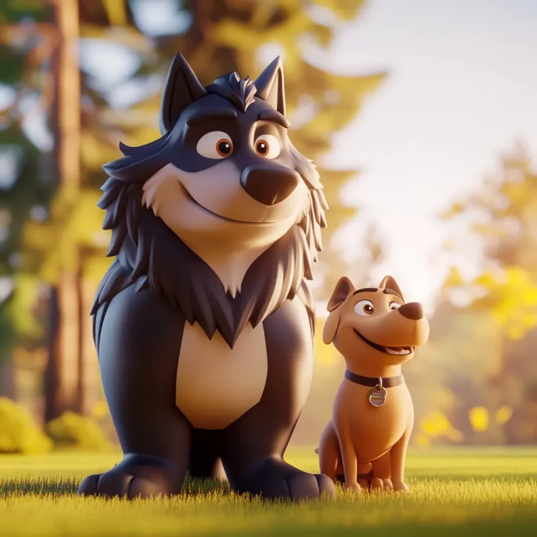 Fábula El lobo y el perro ❤️ | Minenito