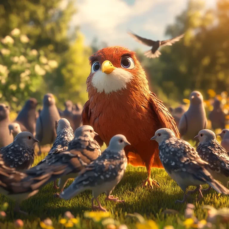Fábula El milano y las palomas❤️ | Minenito