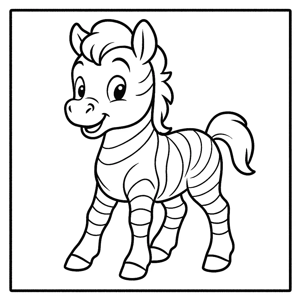 "Cebra" Dibujos de cebras para colorear ❤️ | Minenito