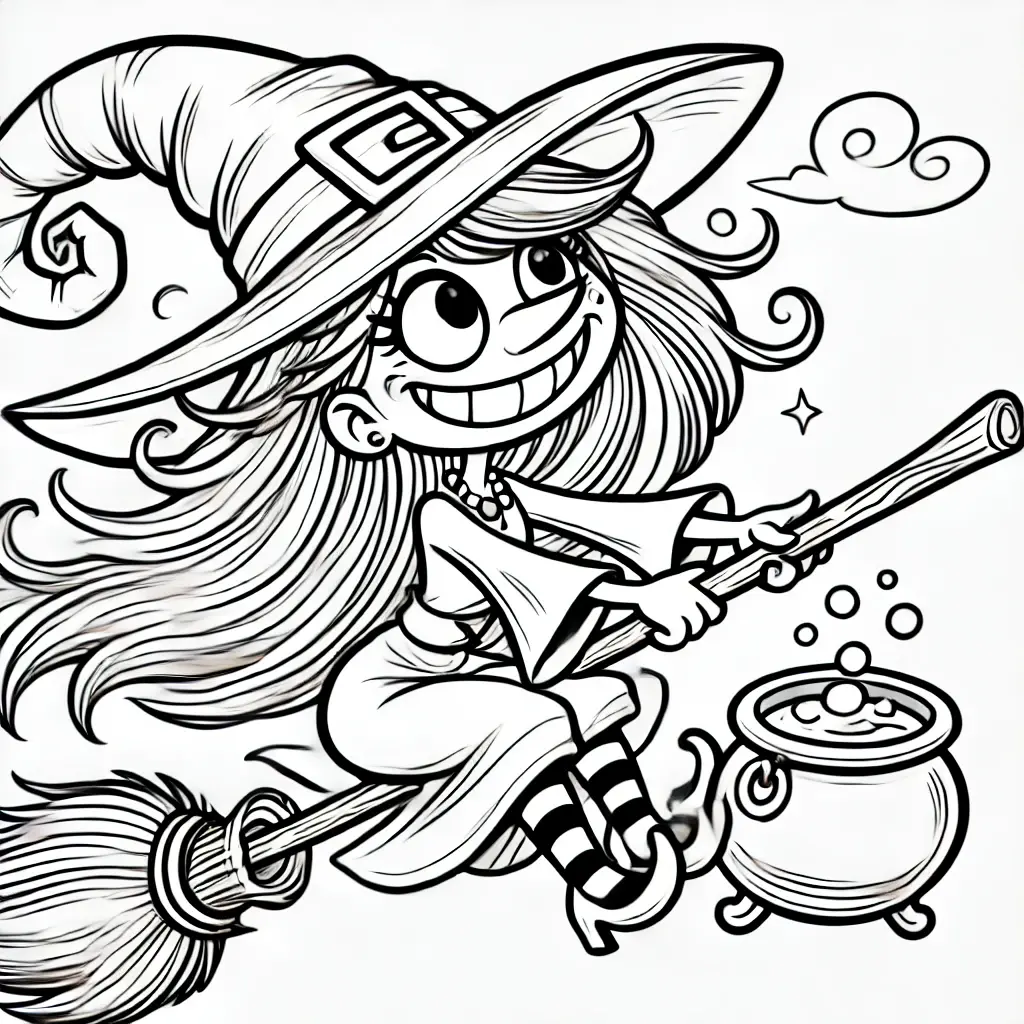 Dibujos de Halloween para colorear | LA BRUJA FELIZ Dibujos de Halloween para colorear | LA BRUJA FELIZ