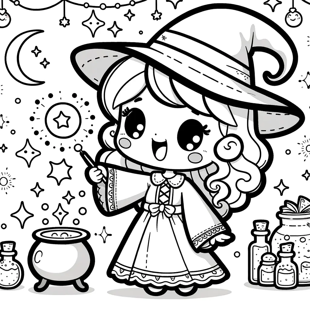 Dibujos de Halloween para colorear | HECHIZOS DE BRUJA Dibujos de Halloween para colorear | HECHIZOS DE BRUJA