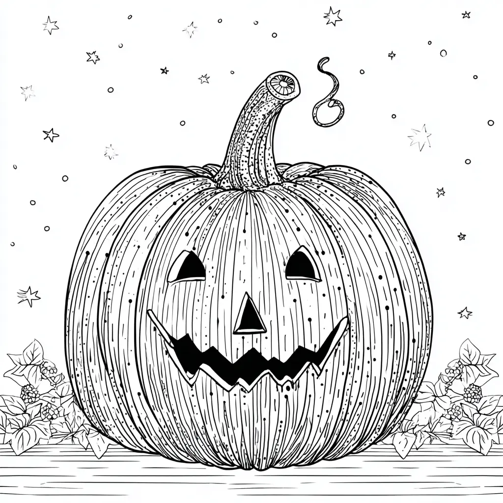 Dibujos de Halloween para colorear | CALABAZA SIMPÁTICA Dibujos de Halloween para colorear | CALABAZA SIMPÁTICA