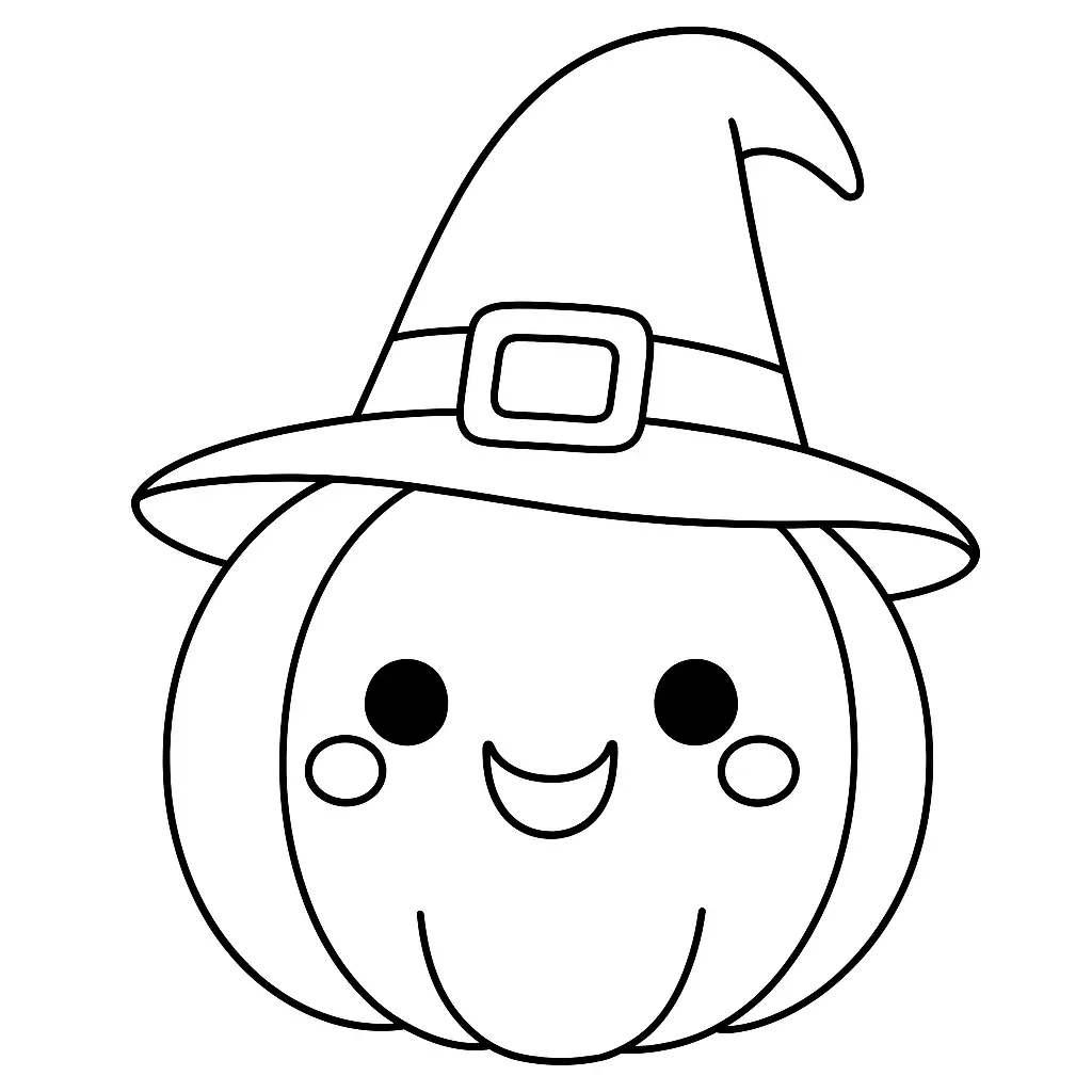 Dibujos de Halloween para colorear | BRUJA CALABAZA Dibujos de Halloween para colorear | BRUJA CALABAZA