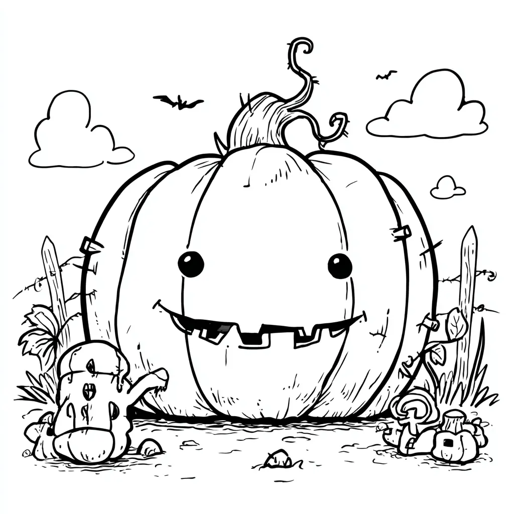 Dibujos de Halloween para colorear | CALABAZA GRACIOSA Dibujos de Halloween para colorear | CALABAZA GRACIOSA