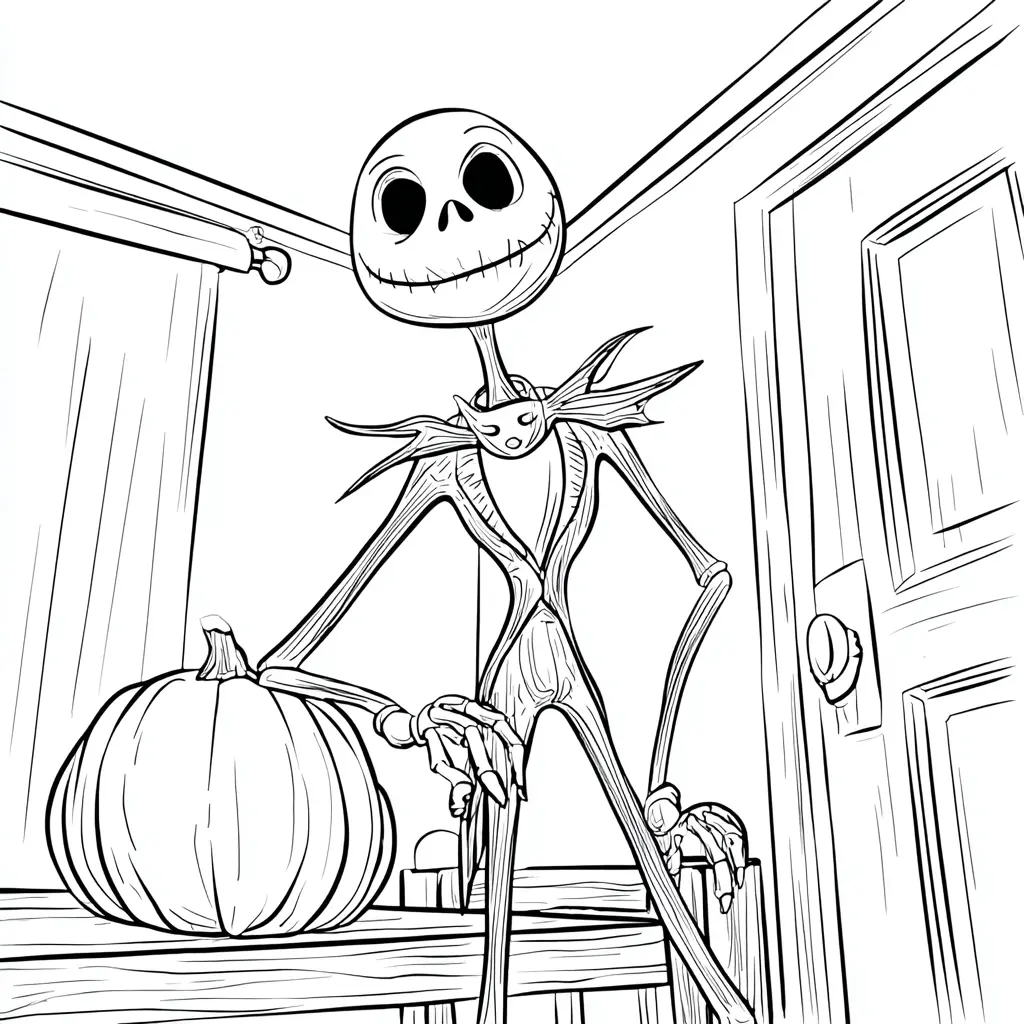 Dibujos de Halloween para colorear | JACK Y LA CALABAZA Dibujos de Halloween para colorear | JACK Y LA CALABAZA