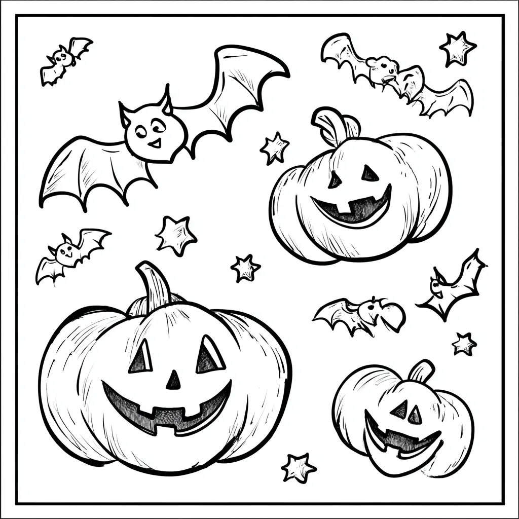 Dibujos de Halloween para colorear | FIESTA DE CALABAZAS Dibujos de Halloween para colorear | FIESTA DE CALABAZAS