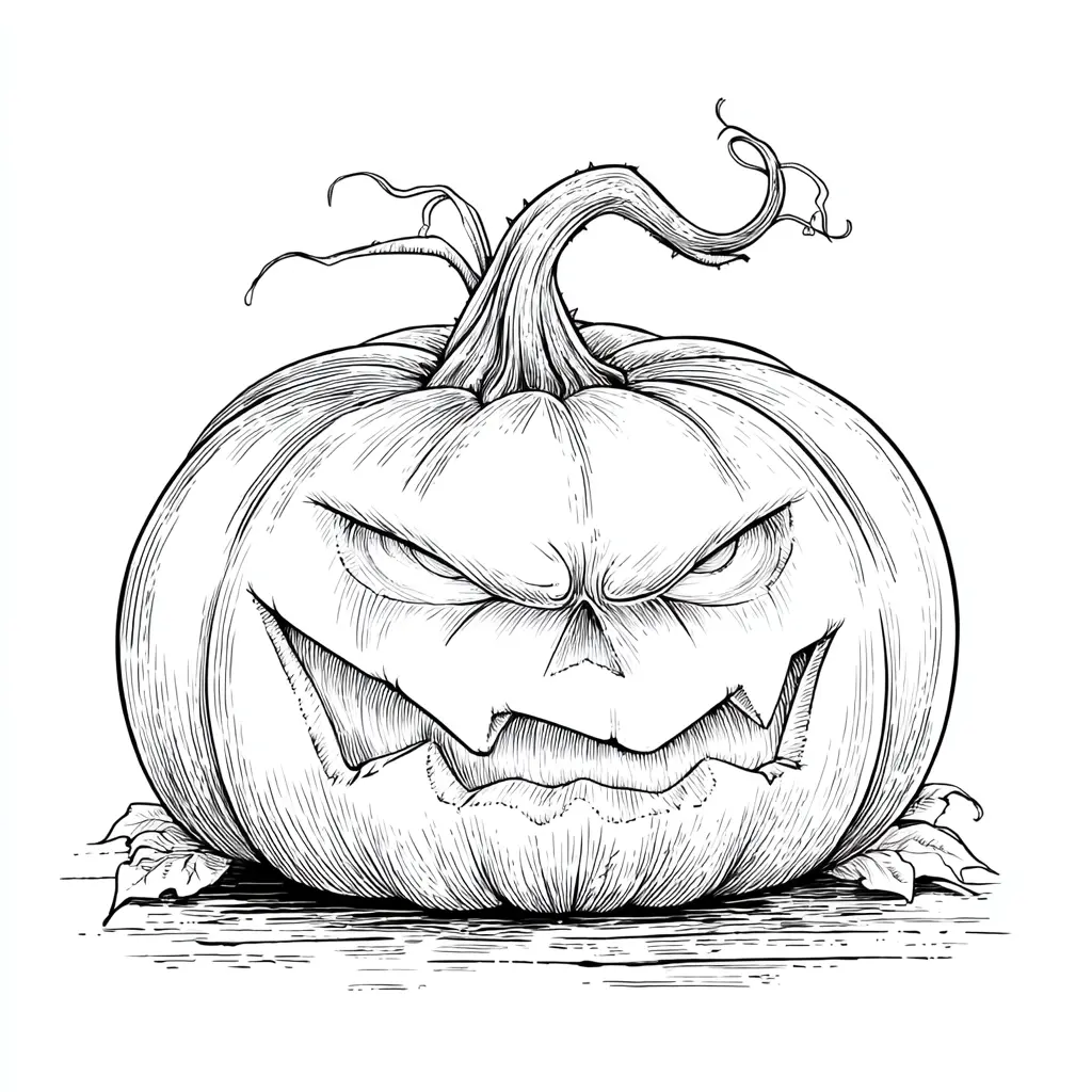 Dibujos de Halloween para colorear | CALABAZA OSCURA Dibujos de Halloween para colorear | CALABAZA OSCURA
