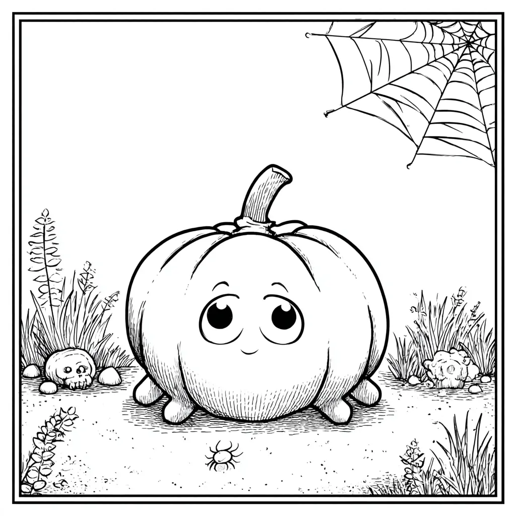 Dibujos de Halloween para colorear | CALABAZA TRISTE Dibujos de Halloween para colorear | CALABAZA TRISTE