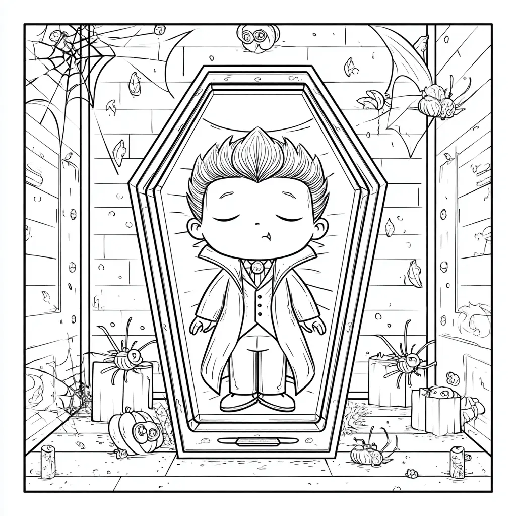 Dibujos de Halloween para colorear | EL CONDE DESCANSA Dibujos de Halloween para colorear | EL CONDE DESCANSA