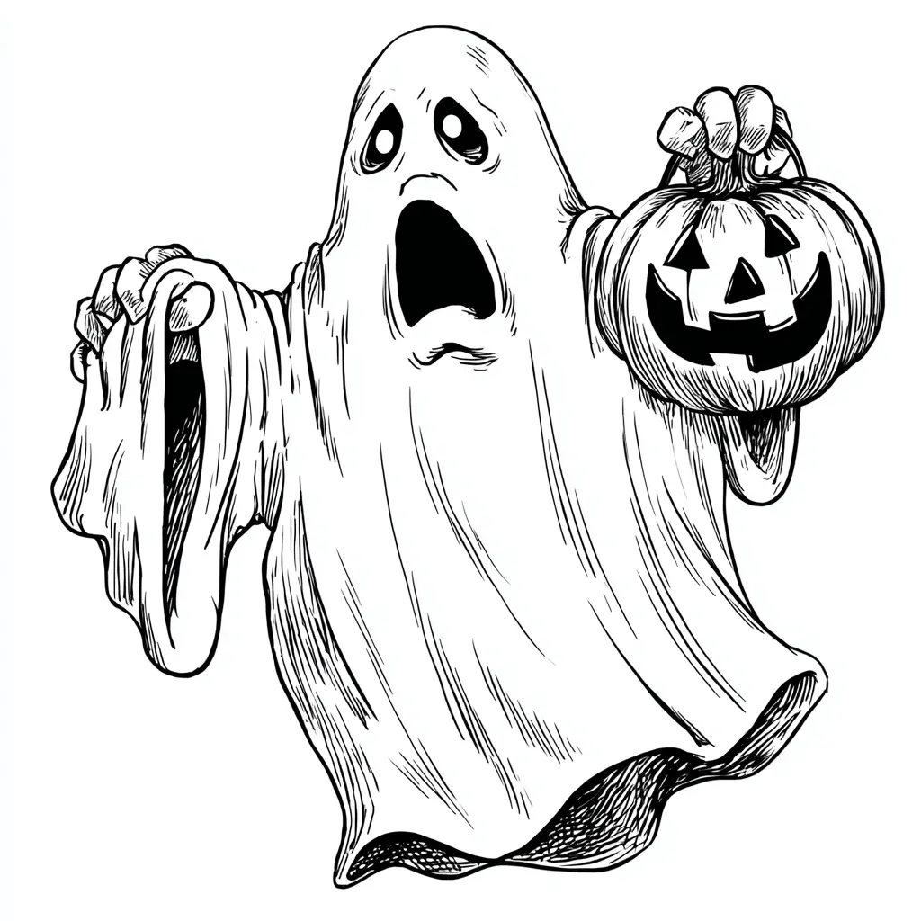 Dibujos de Halloween para colorear | HALLOWEEN FANTASMA Dibujos de Halloween para colorear | HALLOWEEN FANTASMA