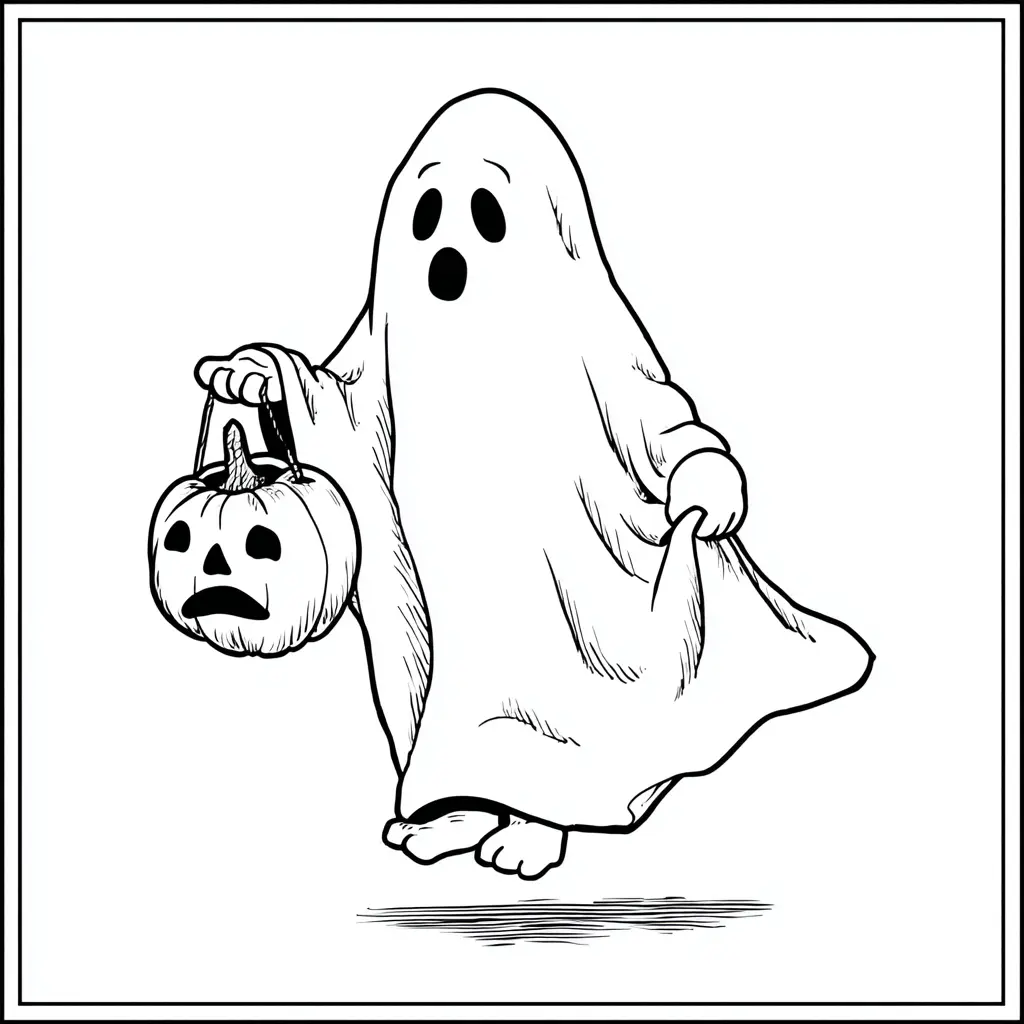 Dibujos de Halloween para colorear | FANTASMA DE HALLOWEEN Dibujos de Halloween para colorear | FANTASMA DE HALLOWEEN