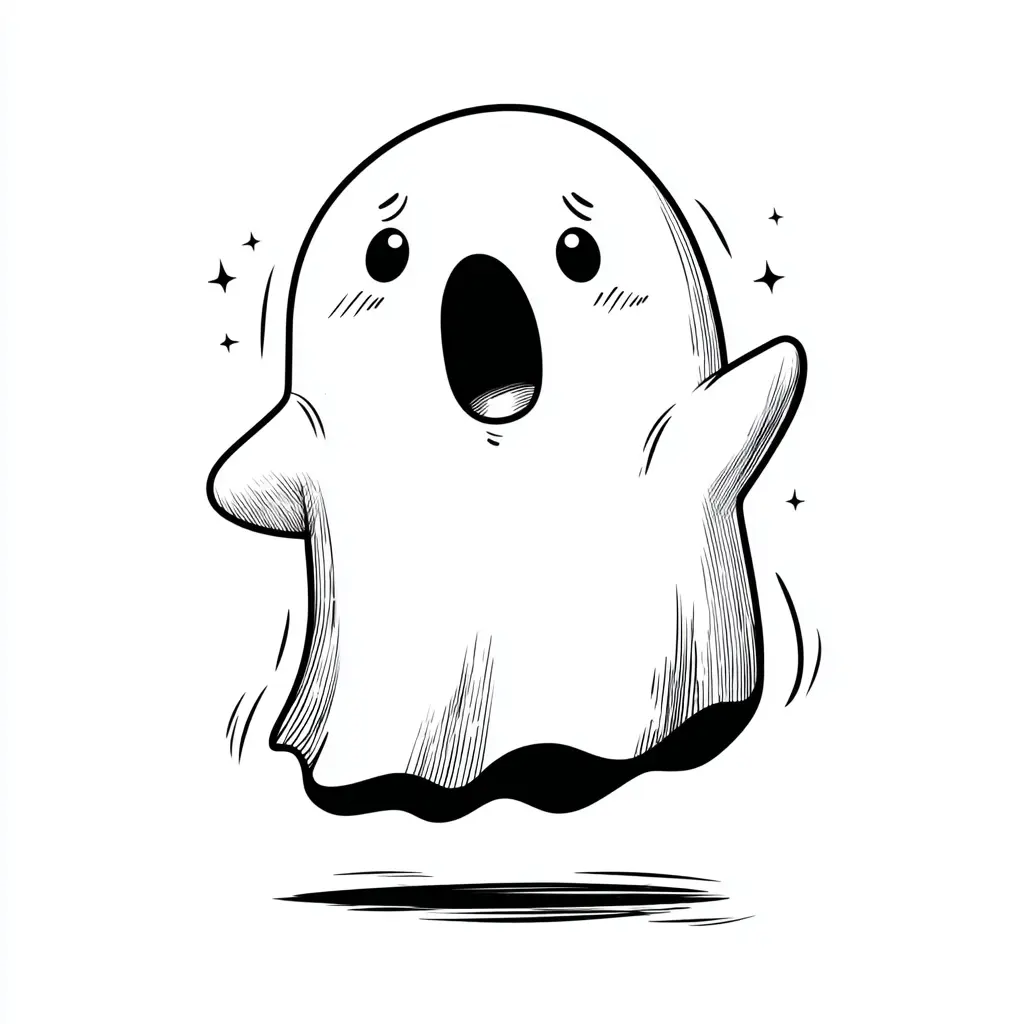 Dibujos de Halloween para colorear | FANTASMA KAWAII Dibujos de Halloween para colorear | FANTASMA KAWAII