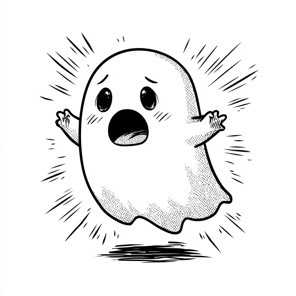 Dibujos de Halloween para colorear | FANTASMA SORPRESA Dibujos de Halloween para colorear | FANTASMA SORPRESA