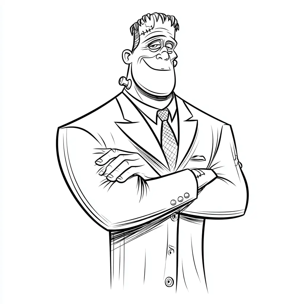 Dibujos de Halloween para colorear | FRANKENSTEIN SEDUCTOR Dibujos de Halloween para colorear | FRANKENSTEIN SEDUCTOR