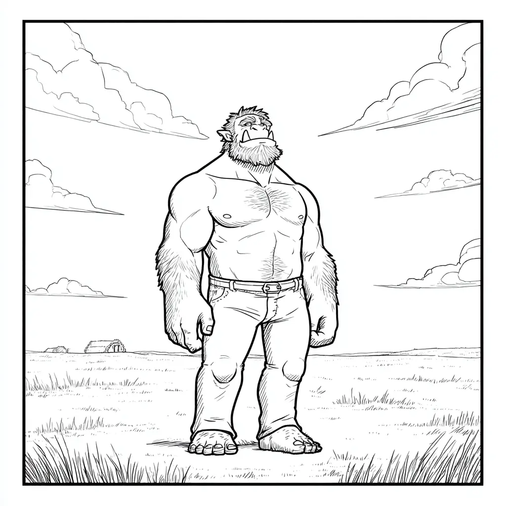 Dibujos de Halloween para colorear | HOMBRE LOBO EN EL PRADO Dibujos de Halloween para colorear | HOMBRE LOBO EN EL PRADO