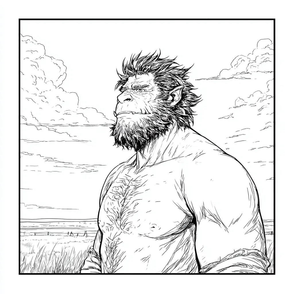 Dibujos de Halloween para colorear | HOMBRE LOBO EN LA SABANA Dibujos de Halloween para colorear | HOMBRE LOBO EN LA SABANA