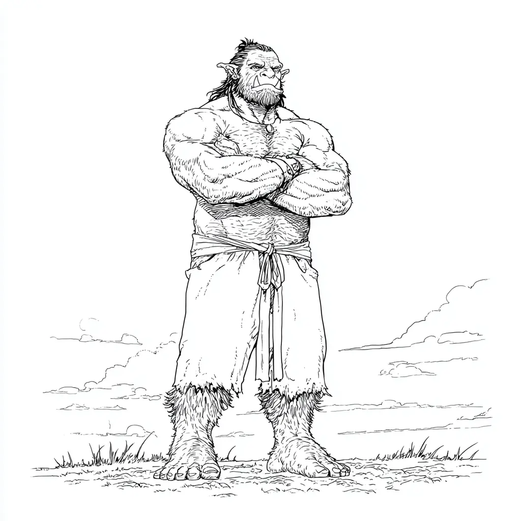 Dibujos de Halloween para colorear | HOMBRE LOBO FUERTE Dibujos de Halloween para colorear | HOMBRE LOBO FUERTE