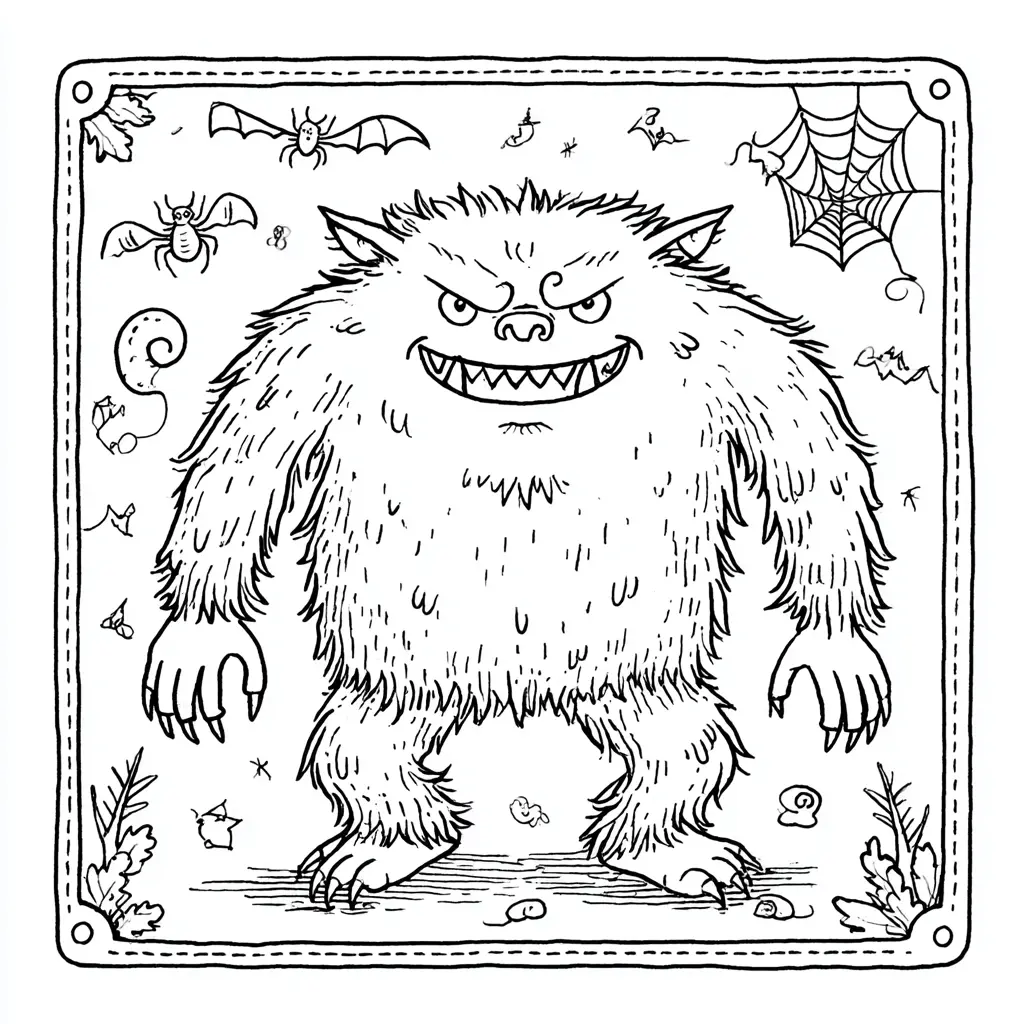 Dibujos de Halloween para colorear | PÓSTER DE HOMBRE LOBO Dibujos de Halloween para colorear | PÓSTER DE HOMBRE LOBO