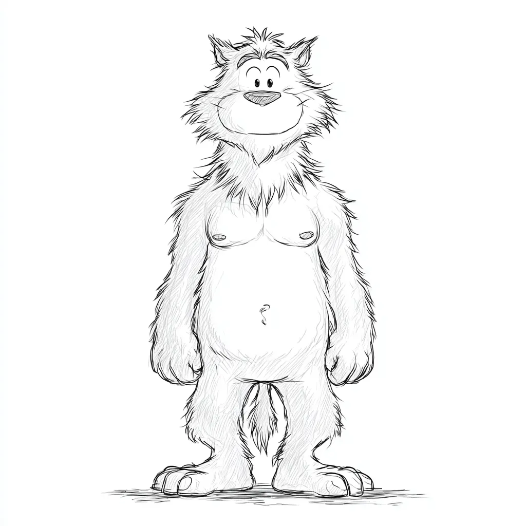 Dibujos de Halloween para colorear | HOMBRE LOBO SONRIENTE Dibujos de Halloween para colorear | HOMBRE LOBO SONRIENTE