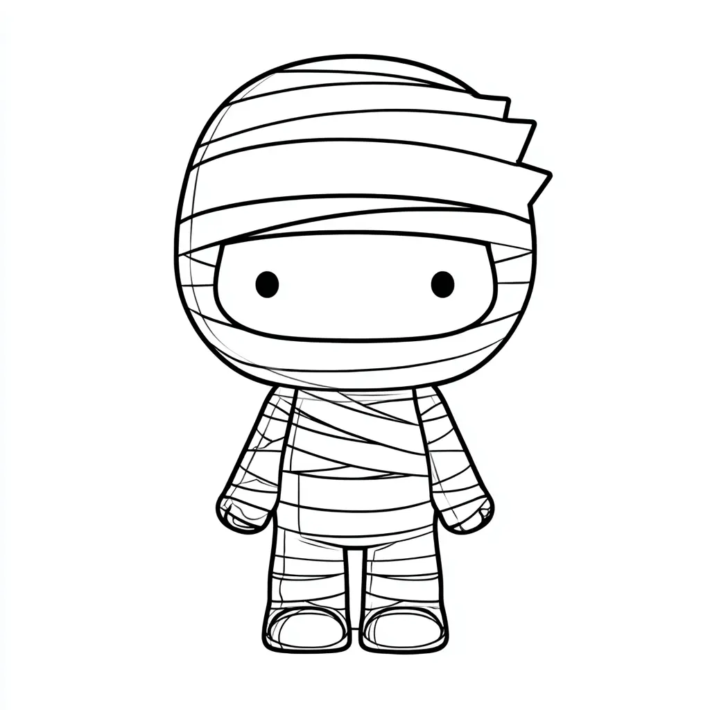 Dibujos de Halloween para colorear | MOMIA MODERNA Dibujos de Halloween para colorear | MOMIA MODERNA