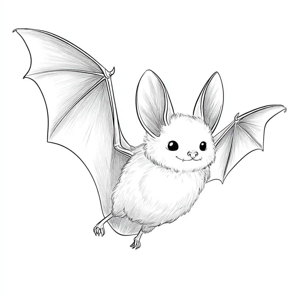 Dibujos de Halloween para colorear | MURCIÉLAGO VOLANDO Dibujos de Halloween para colorear | MURCIÉLAGO VOLANDO