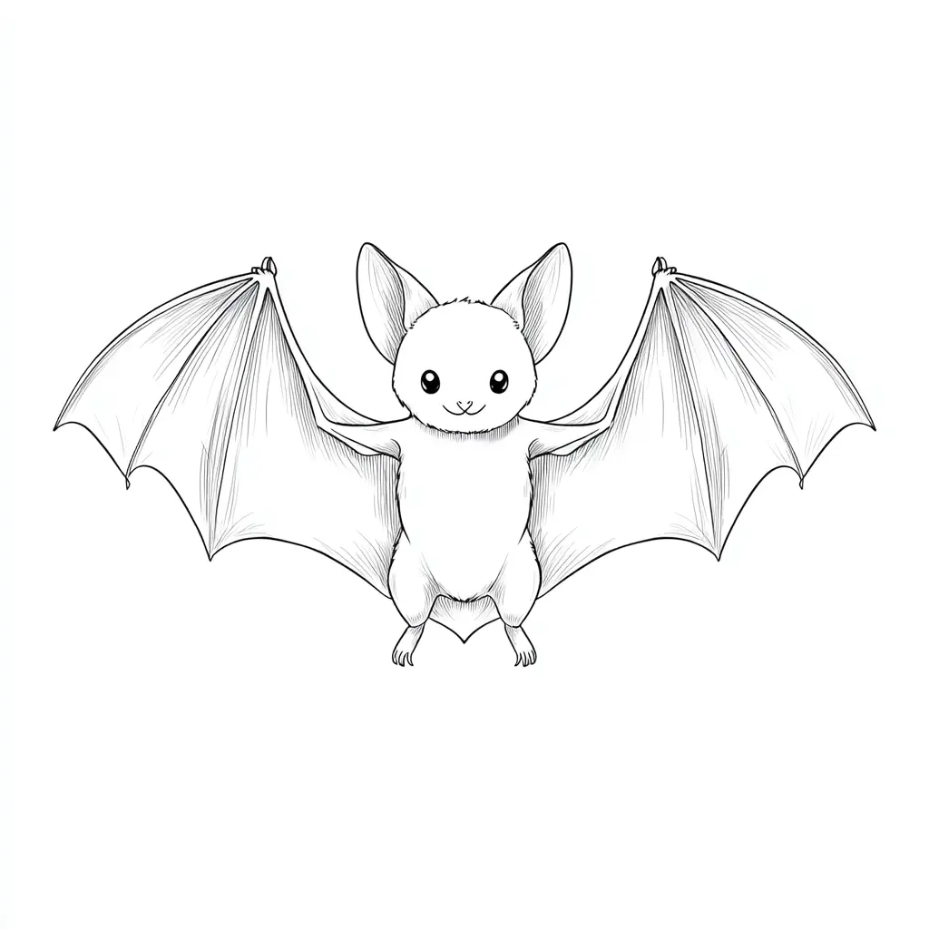 Dibujos de Halloween para colorear | MURCIÉLAGO CON ALAS ABIERTAS Dibujos de Halloween para colorear | MURCIÉLAGO CON ALAS ABIERTAS