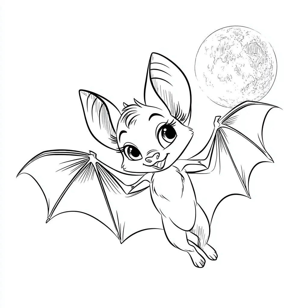 Dibujos de Halloween para colorear | COQUETA MURCIÉLAGO HEMBRA Dibujos de Halloween para colorear | COQUETA MURCIÉLAGO HEMBRA