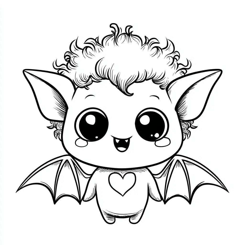 Dibujos de Halloween para colorear | MURCIÉLAGO MODERNO Dibujos de Halloween para colorear | MURCIÉLAGO MODERNO