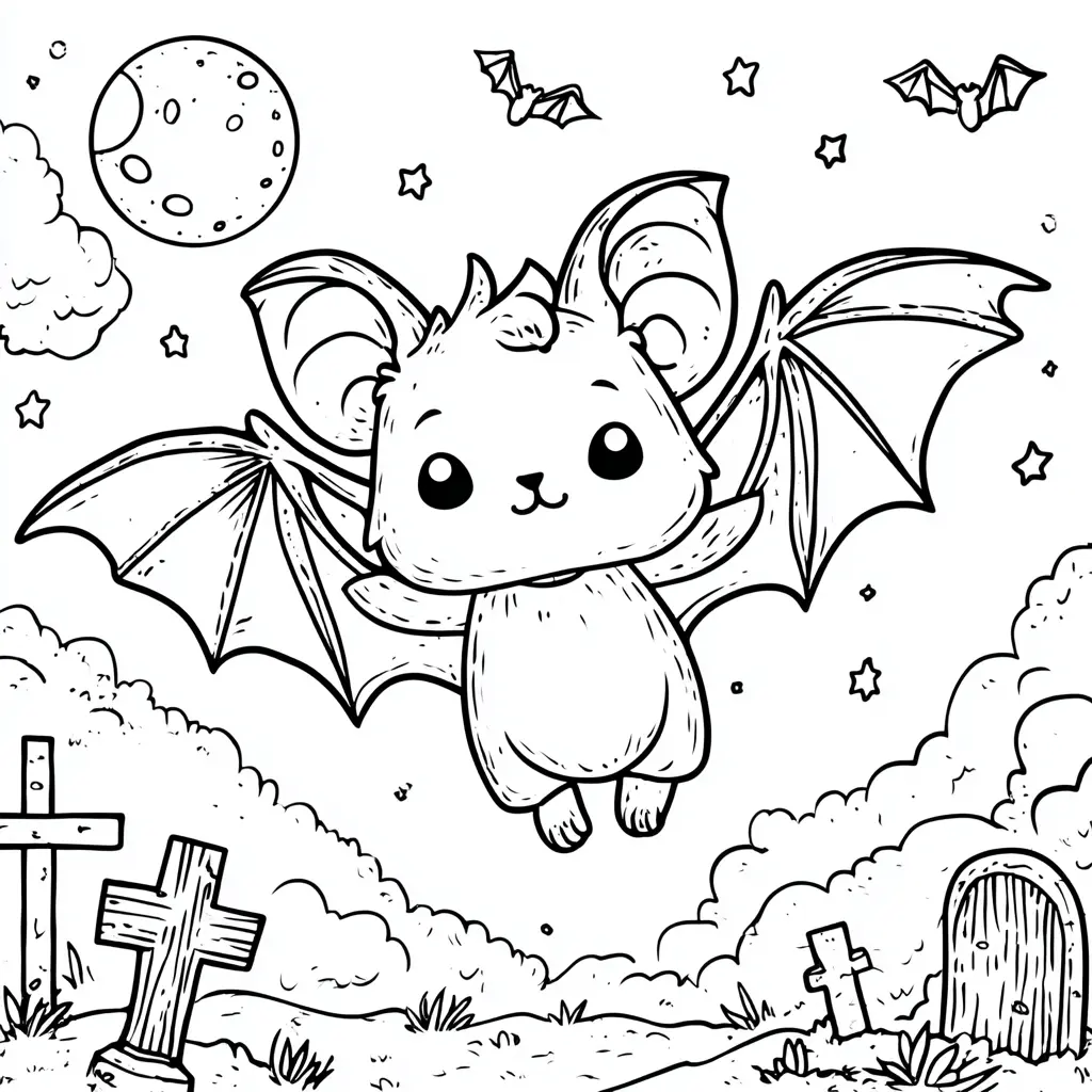 Dibujos de Halloween para colorear | MURCIÉLAGO SENCILLO Dibujos de Halloween para colorear | MURCIÉLAGO SENCILLO