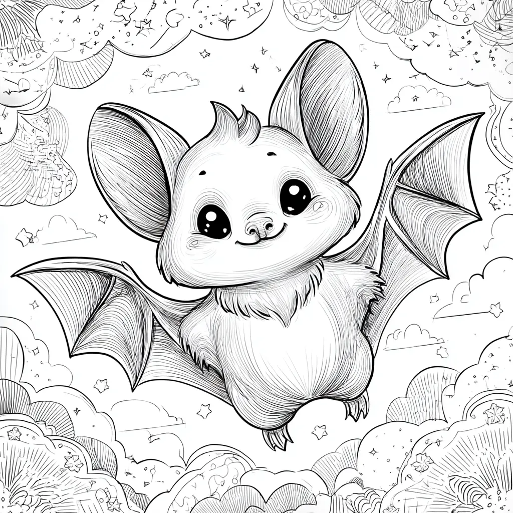 Dibujos de Halloween para colorear | MURCIÉLAGO MÁGICO Dibujos de Halloween para colorear | MURCIÉLAGO MÁGICO