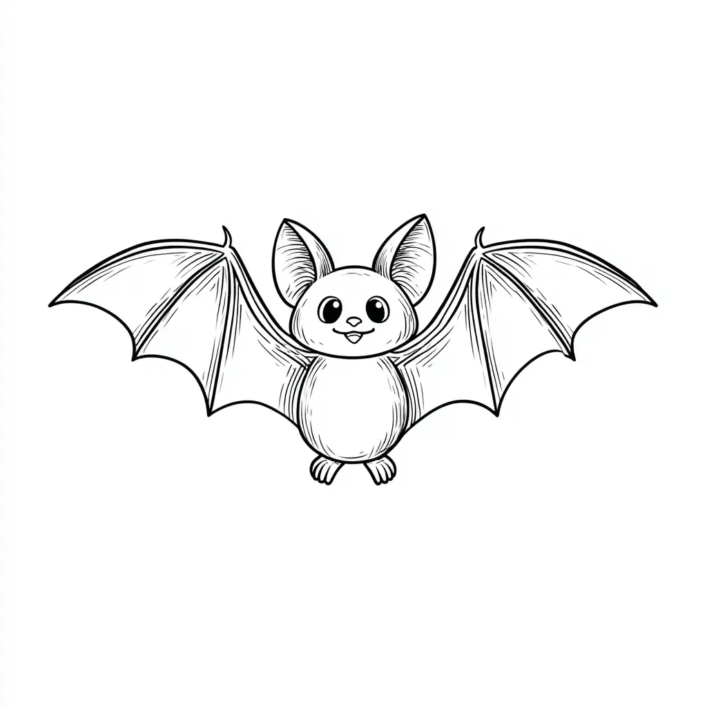 Dibujos de Halloween para colorear | MURCIÉLAGO KAWAII Dibujos de Halloween para colorear | MURCIÉLAGO KAWAII