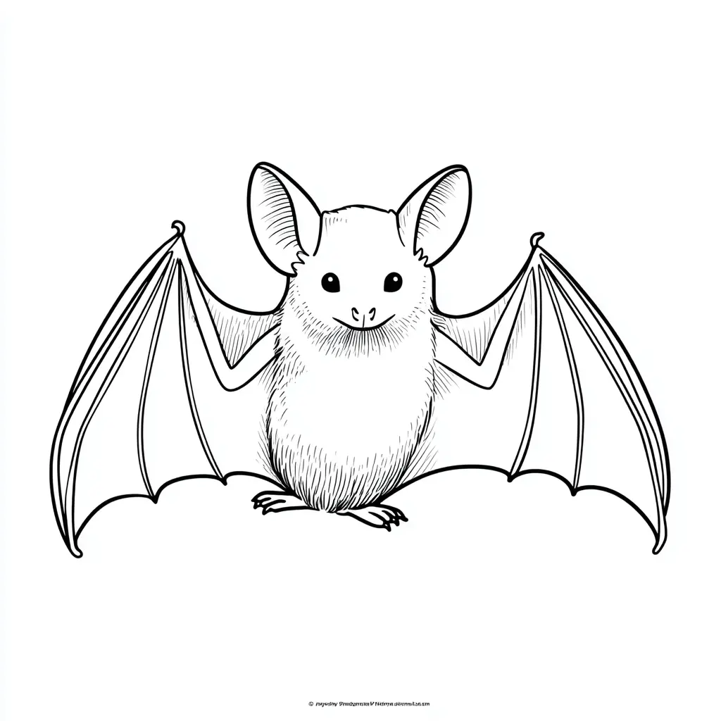 Dibujos de Halloween para colorear | MURCIÉLAGO TIERNO Dibujos de Halloween para colorear | MURCIÉLAGO TIERNO