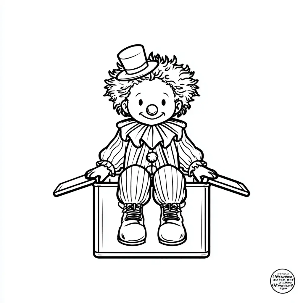 Dibujos de Halloween para colorear | PAYASO CHIBI DEL CIRCO Dibujos de Halloween para colorear | PAYASO CHIBI DEL CIRCO