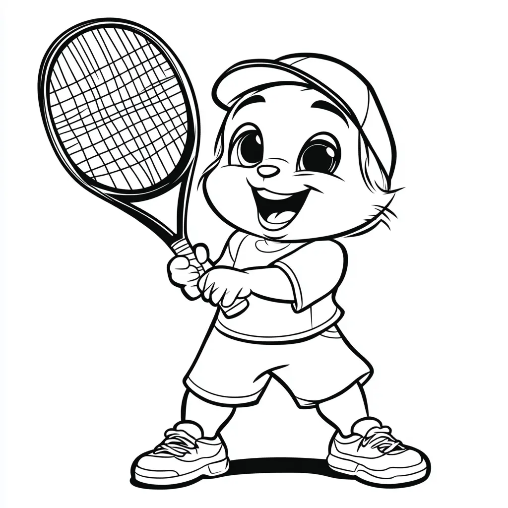 Dibujo mi tenis favorito para colorear Dibujo mi tenis favorito para colorear