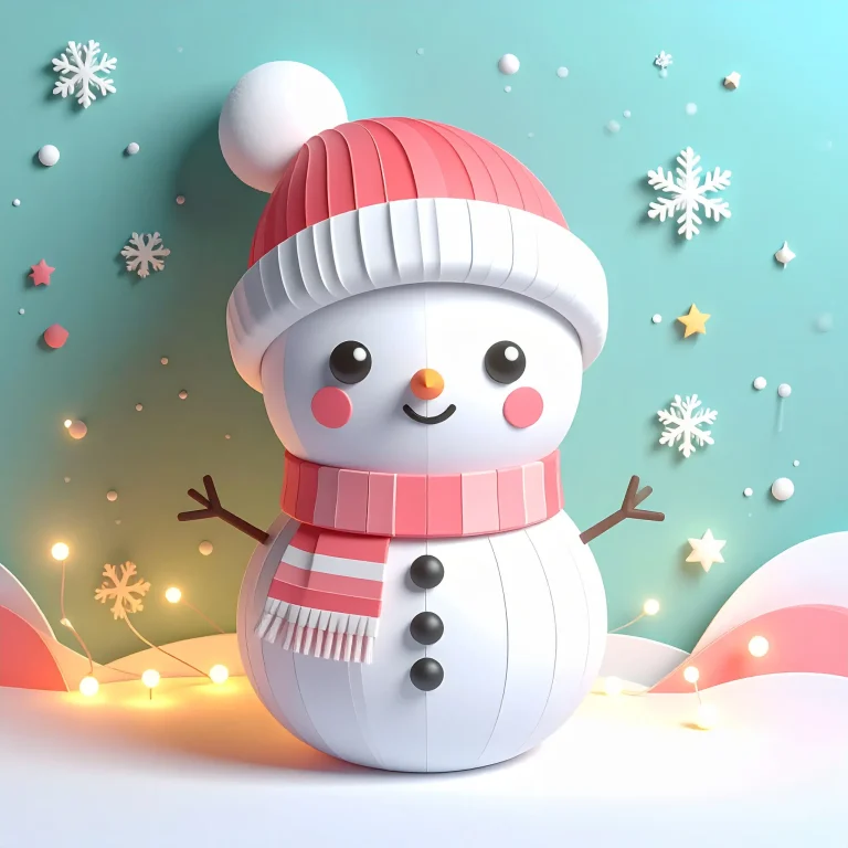 Dibujos de muñecos de nieve para colorear ❤️ | Minenito