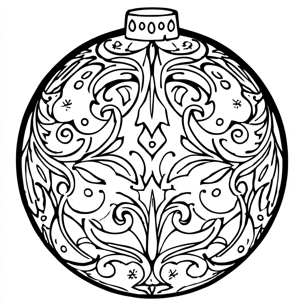 Dibujo de bola diseño mágico para colorear Dibujo de bola diseño mágico para colorear