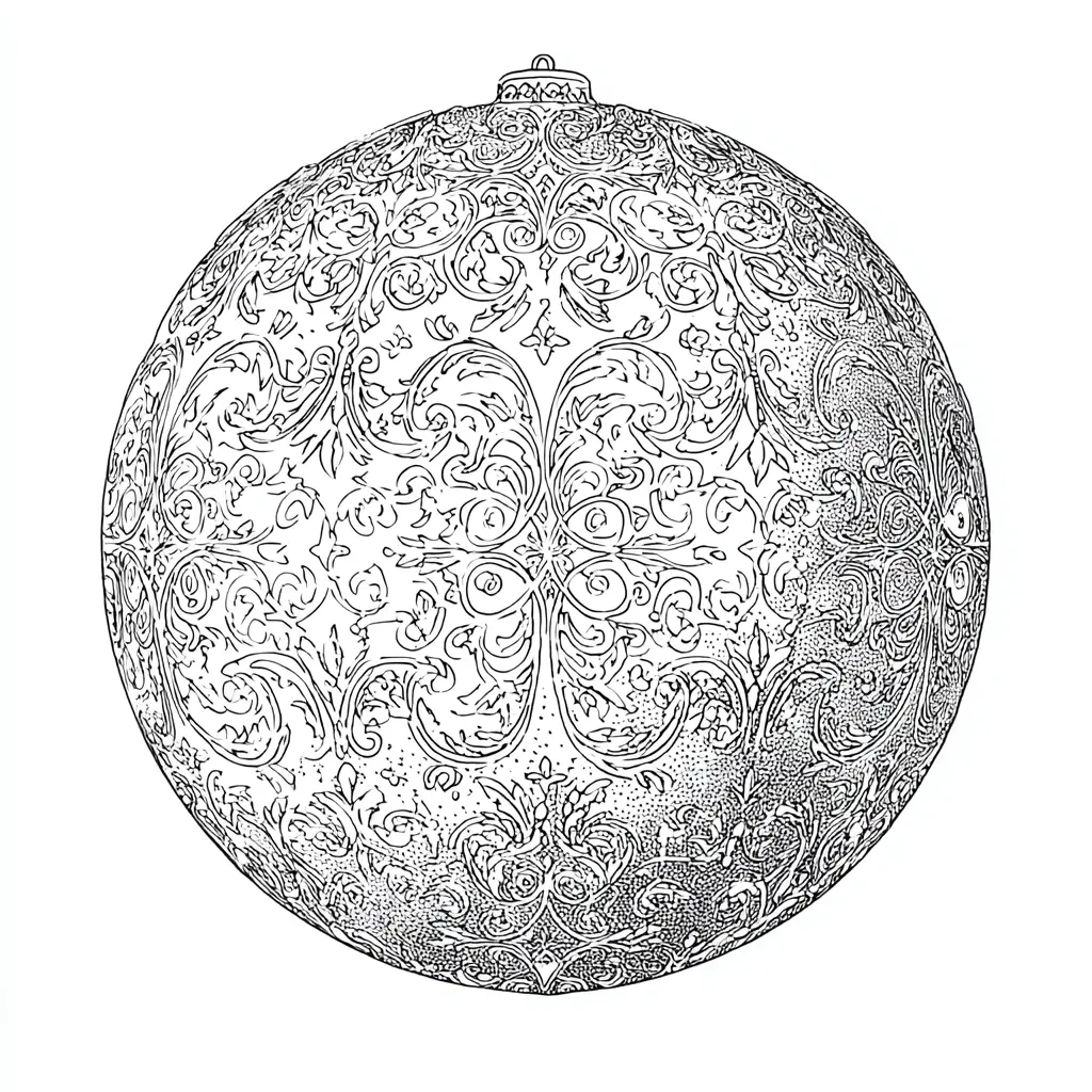 Dibujo de bola diseño de ensueño para colorear Dibujo de bola diseño de ensueño para colorear